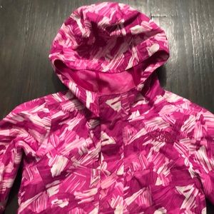 The North Face rain coat